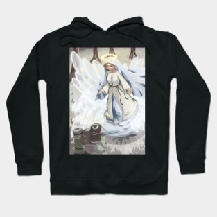 Our Lady of Fatima with the Three Children Hoodie